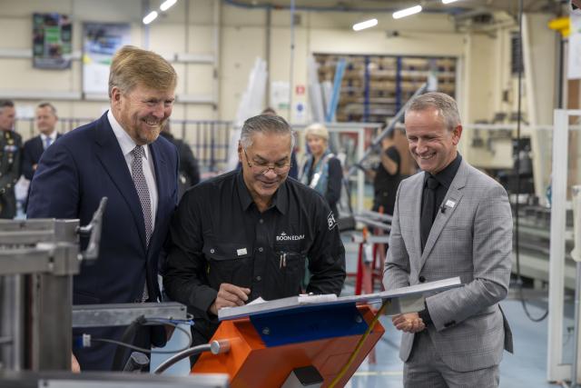 Boon Edam Celebrates New HQ Building with Visit from King Willem